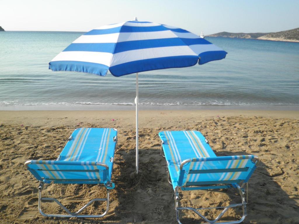 Platis Gialos  Pension Moschoula חדר תמונה